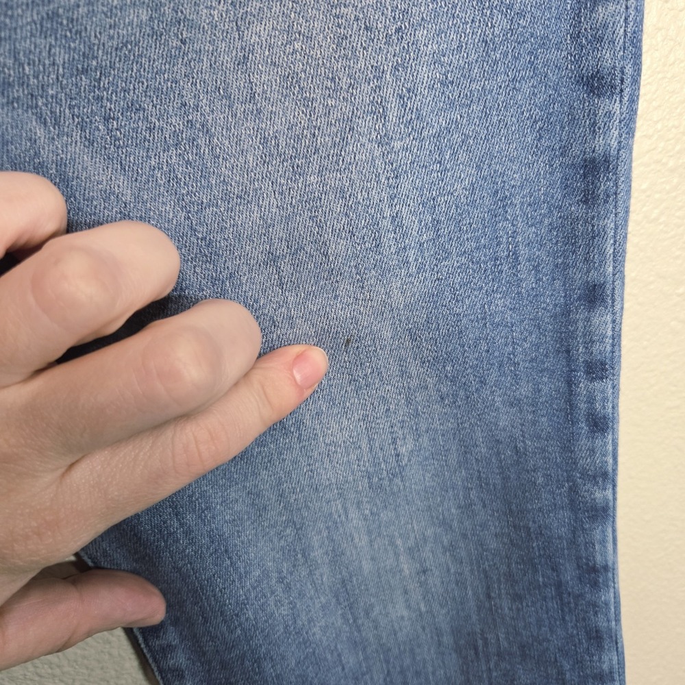 FRAME Le High Straight Jeans Women's 26 Bestia Wash High Rise Raw Hem Cropped - Picture 5 of 9